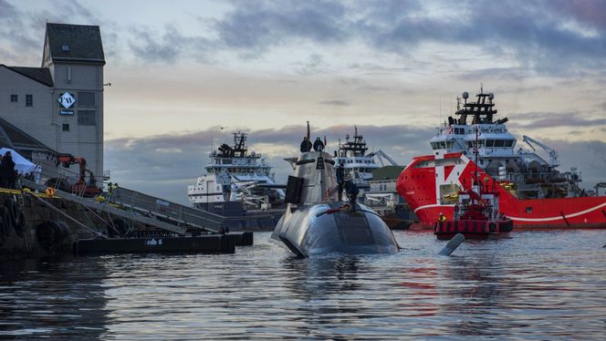 U-32 (S182) på bergensbesøk. Foto: Morten Wanvik