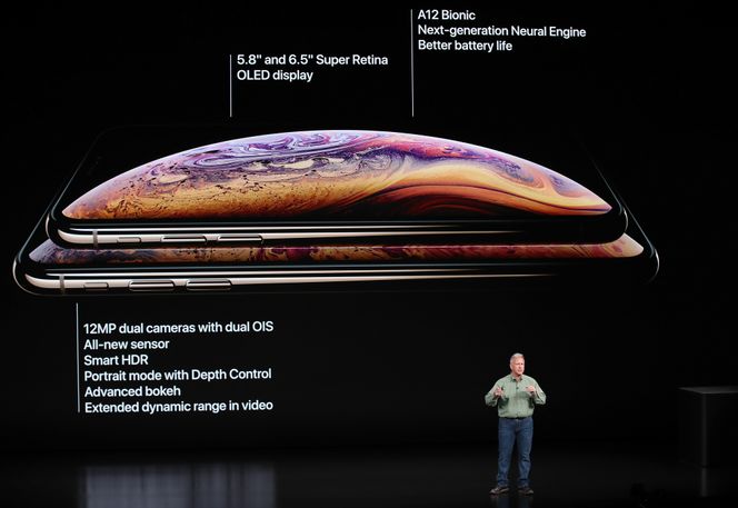 iPhone XS og XS Max. Foto: Justin Sullivan/Getty Images/AFP
