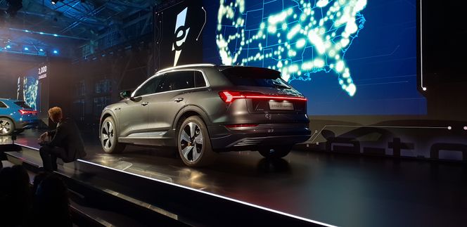 Bilen kommer i en utgave kalt E-tron 55 Quattro. Forskjellen er utstyrsnivået. Foto:  Marius Valle