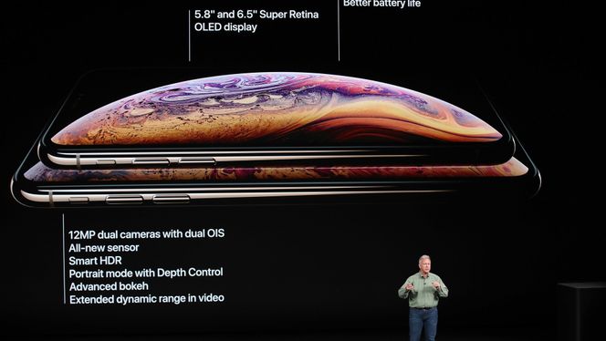 iPhone XS og XS Max. Foto: Justin Sullivan/Getty Images/AFP
