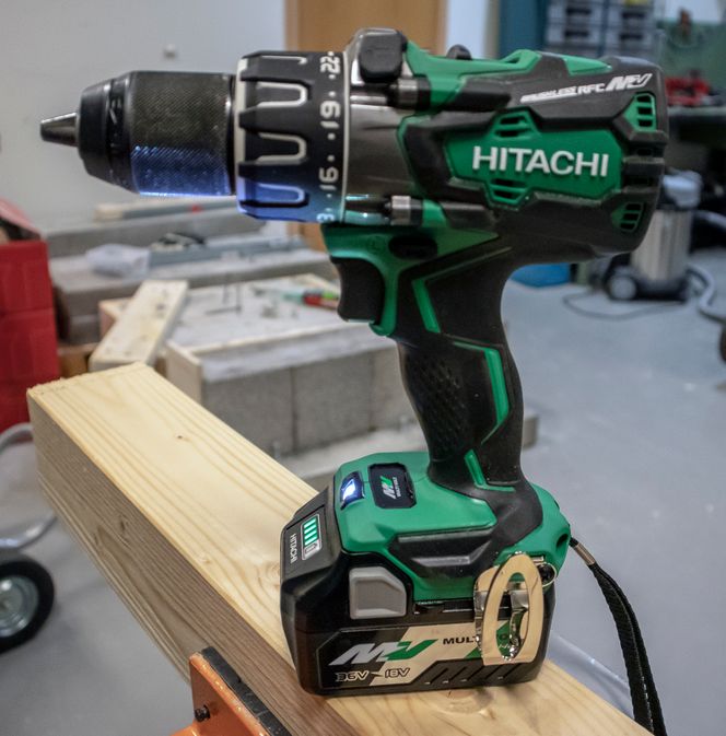 Momentsterk. Med et dreiemoment på 138 Nm er den nye 36 volt-drillen i hvert fall den med størst oppgitt dreiemoment på markedet. Foto:  Odd R. Valmot