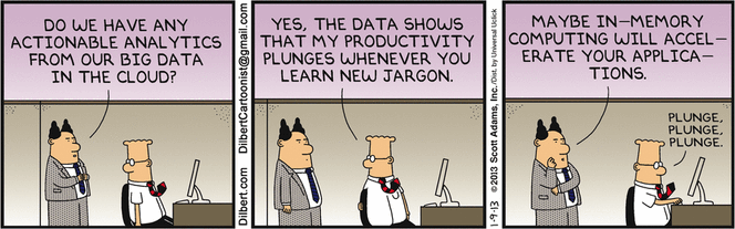 Gode tips fra sjefen! Foto: Dilbert.com