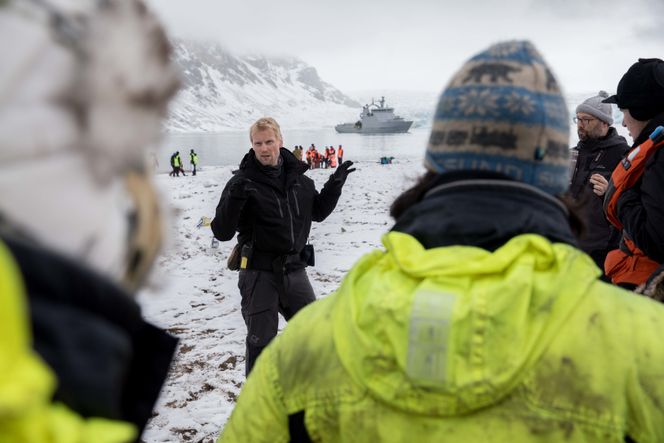 Knut Espen Solberg instruerer markørene på øvelen Sarex 3 tidligere i år. Foto:  Jakob Østheim / Sjøforsvaret
