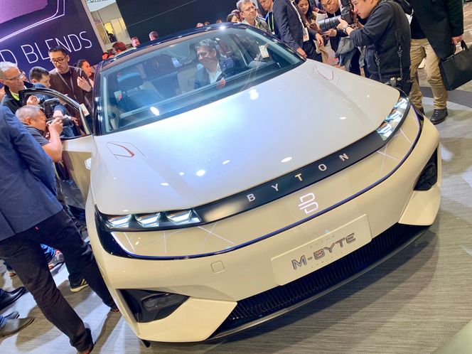 Bytons M-Byte ble vist frem også i år, på CES 2019. Den er fortsatt ikke i produksjon. Likevel er den til å bli entusiastisk av. Foto:  Jan M Moberg