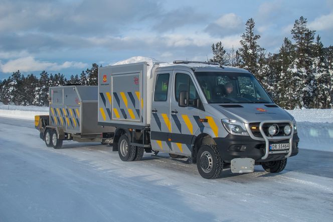 Skanner i Norge: Kongsbergselskapet Viatech har solgt en rekke veiskannere både i Norge og utlandet. De tror det vil være enkelt å bygge en dekkskanner. Foto: Rune Pettersen