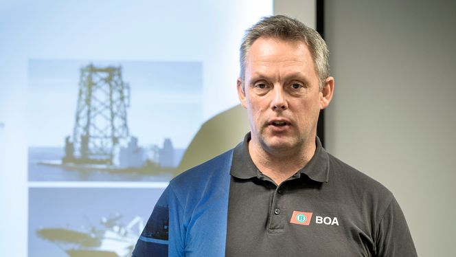Anders Penna, operasjonsleder i Boa. Jobben hans er å planlegge bergingsoperasjonene og koordinere alle aktørene Boa har ansvaret for. Foto:  Marit Hommedal/ NTB scanpix