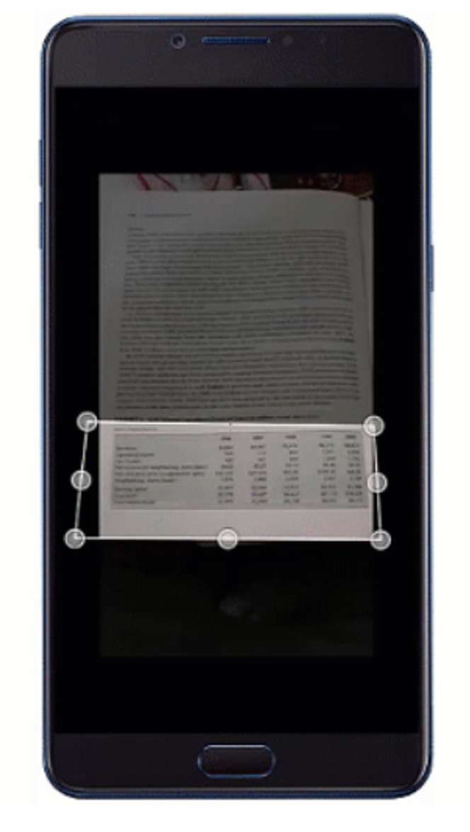 Den nye funksjonen lar deg ta bilder av regneark med mobilen og konvertere dem til redigerbare Excel-filer. Foto: Microsoft