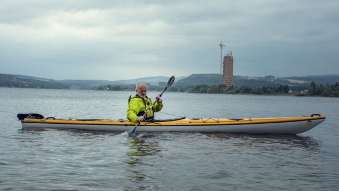 Godt synlig: Mjøstårnet blir et blikkfang fra store deler av Mjøsa. Foto:  Anti Hamar