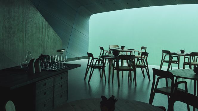 I enden av "røret" er det vindu med panoramautsikt. Bilde:  Ivar Kvaal / Snøhetta