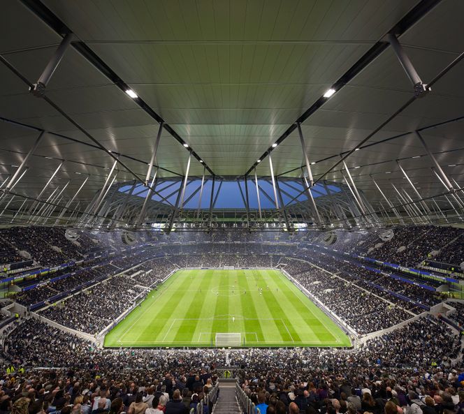 Tottenham Hotspur Stadium tar 62.000 tilskuere. Foto: Tottenham Hotspur Football Club