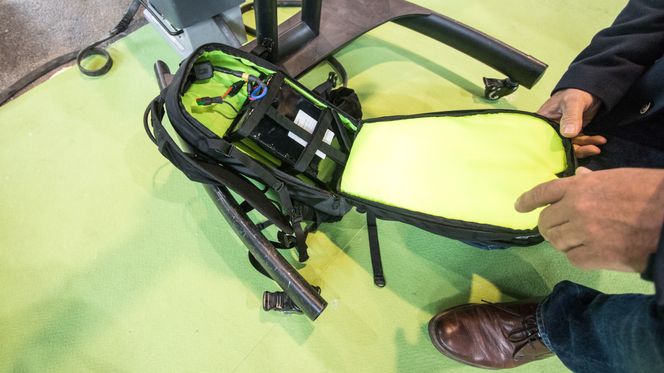 Cyclable tilbyr en løsning hvor batteriet oppbevares i ryggsekken. Foto: Marius Valle