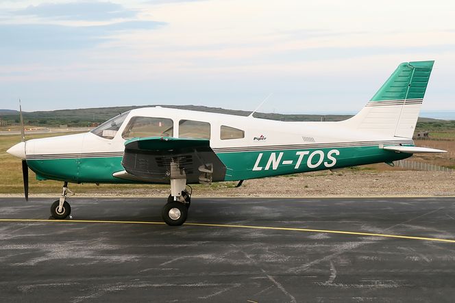 Det var dette flyet som styrtet 11. februar 2018. Dette bildet er tatt på Vadsø lufthavn i september 2013. Foto:  Hansen, Lars Christian