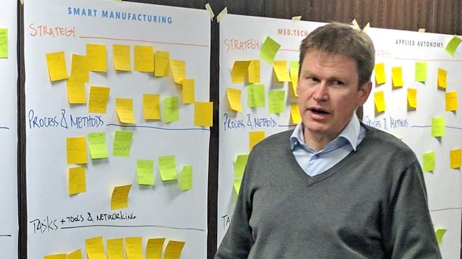 Hans-Peter Havdal er administrerende direktør i den norske avdelingen av Semcon. Foto:  Semcon