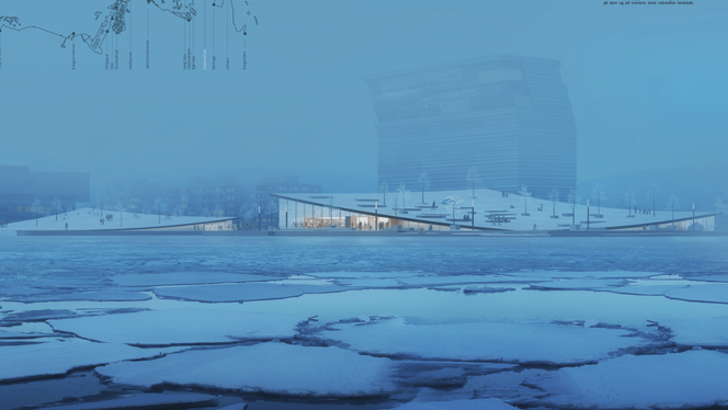 «Over og under – ramme for foranderligt byliv» Illustrasjon: Gjengitt med tillatelse fra Hav Eiendom