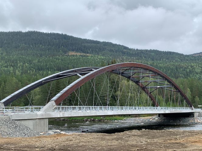 Hellefossbrue erstatter Lune bru på fylkevei 251. Foto: Eli Ramstad, Statens vegvesen
