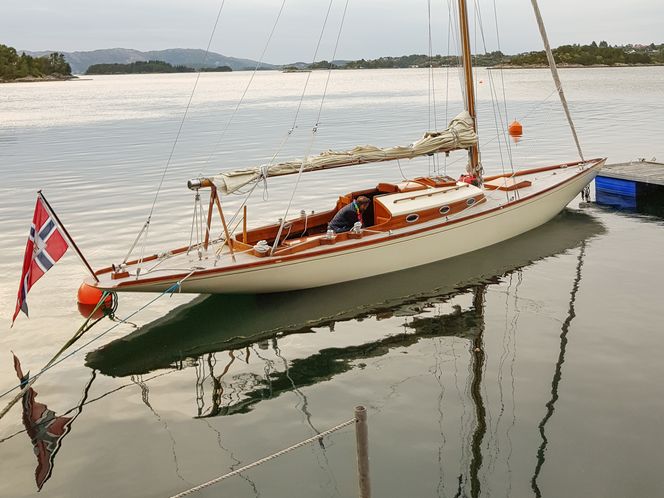 Det tok "Ambition" 85 år å komme "hjem" til Bergen. Foto:  Paal Kvamme