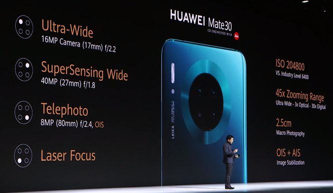 Kamerarigg: Kameraene i den nye telefonen er som ventet veldig imponerende Foto: Huawei