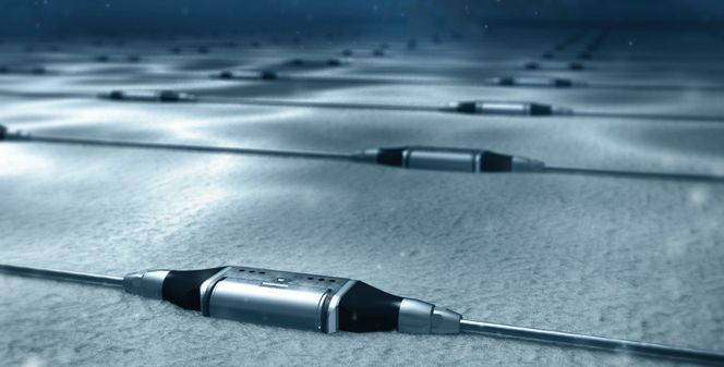 Noder: William Magnor jobber blant annet med design av deler til noder som kan legges på havbunnen for å få data om geologien under. Foto:  Magseis Fairfield ASA