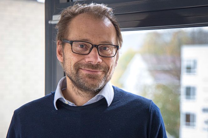 Jan Erik Hoel leder AIM-prosjektet i Trimble. Foto:  Delta V