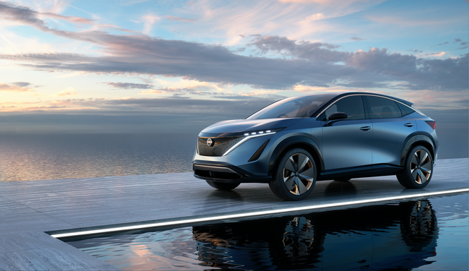 Den nylig viste konseptbilen Ariya viser vei for fremtidige Nissan-design. Foto:  Nissan