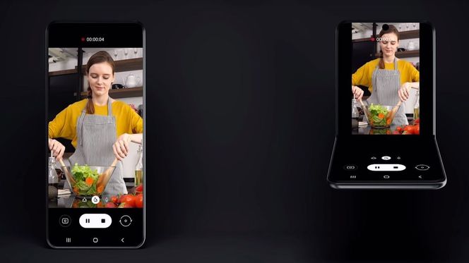 Samsung ser for seg nye muligheter med klapptelefon-formfaktoren, men når vi eventuelt får se den på markedet er høyst uvisst. Foto: Samsung