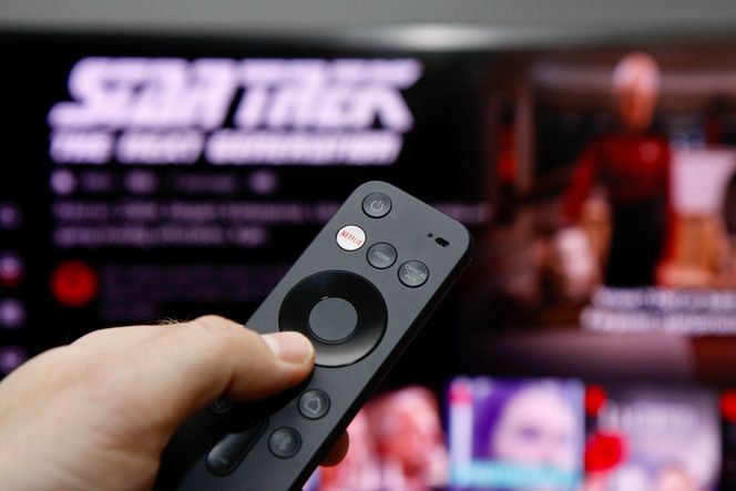 Fjernkontrollen har en egen Netflix-knapp. Foto: Kurt Lekanger