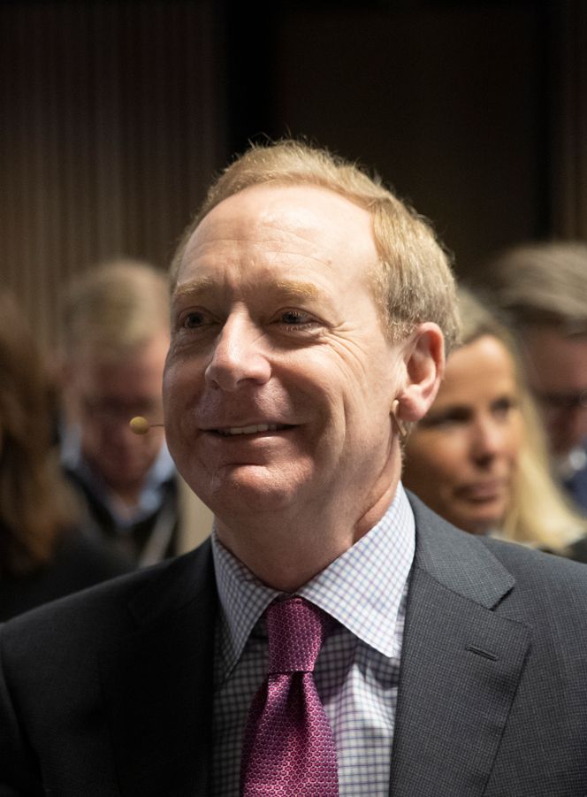 Microsofts president Brad Smith besøkte Norge i november 2019 for å åpne selskapets datasentre her til lands. Foto: Marius Jørgenrud