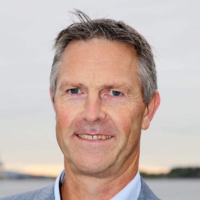 – Slik situasjonen er nå, føler vi at vi må ligge litt lavt, sier CEO Arne Kollandsrud i Tidetec om Brexit-uroen. Foto: Mona Strande