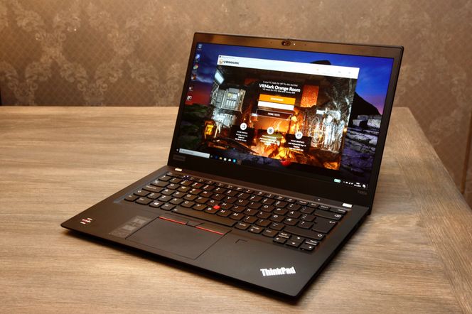 Lenovo Thinkpad T495s. Foto: Kurt Lekanger