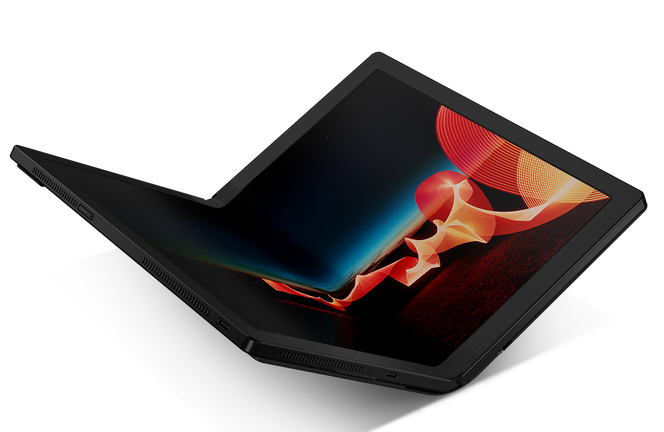 Lenovo Thinkpad Fold har skjerm som kan brettes sammen. Foto: Lenovo