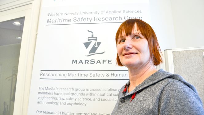 Stor interesse: – Interessen blant studenter er stor internasjonalt, og det er positivt. Vi ser gjerne enda flere norske søkere, sier professor og programkoordinator Helle Oltedal ved Høgskulen på Vestlandet, avdeling Haugesund. Foto:  Thomas Førde