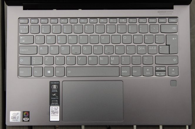 Tastaturet og pekeplaten er av topp kvalitet. Foto: Kurt Lekanger