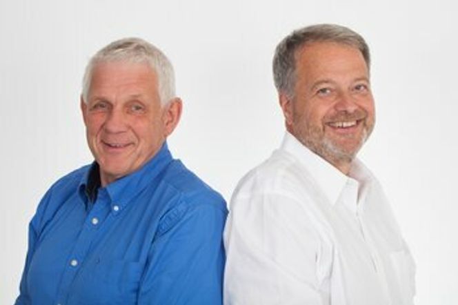 Odd Richard Valmot og Jan M. Moberg.