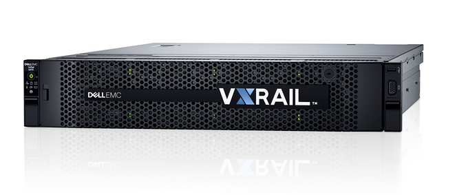 En VxRail fra Dell er på 2U. Seks noder, altså 12U var nok til å overta for 200 servere i Porsgrunn.