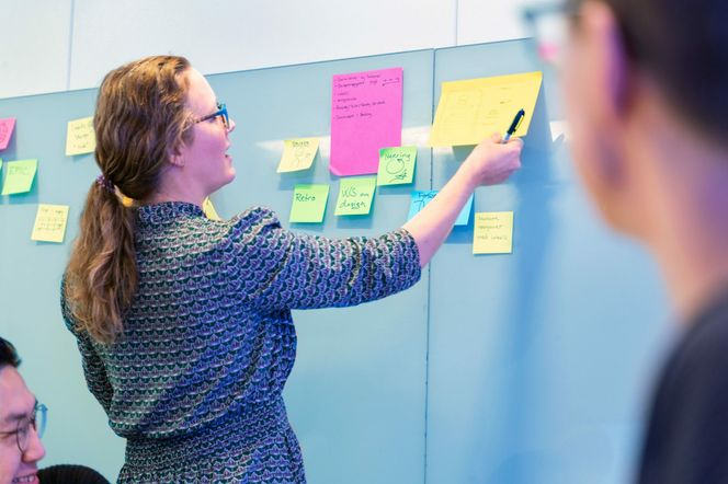 God «gammel» workshop hos Entur. Å jobbe kreativt i den virtuelle møteverden viser seg å være mer krevende. Foto: Sune Eriksen