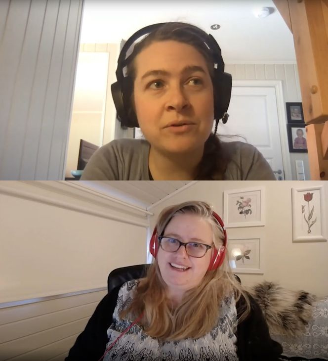 Ruth Marie Dahl Jensen (øverst) og Anne Karin Dahle.