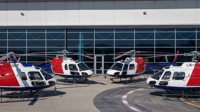 I slutten av juli mottok Helitrans fire nye H125. Foto:  Eric RAZ