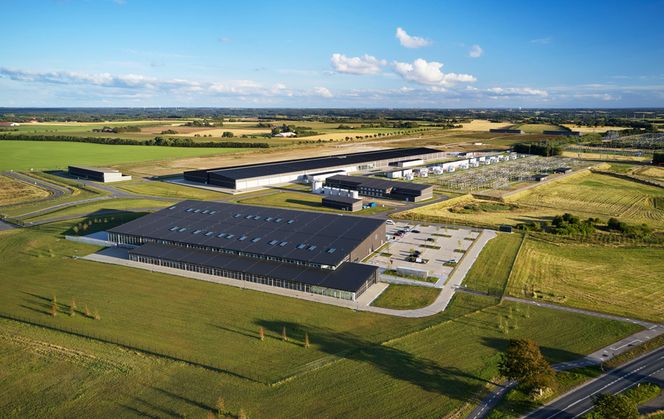 Apples nye datasenter i Viborg, Danmark, leverer nå tjenester til brukere i regionen. Foto: Apple