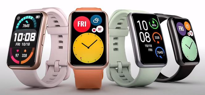 Billig: Det er ingen tvil om hvem som har stått modell for Huawei Watch FIT. Foto: Huawei