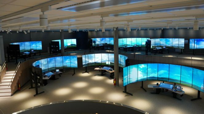 Operasjonsrommet på Remote Towers Center i Bodø. Foto:  Avinor