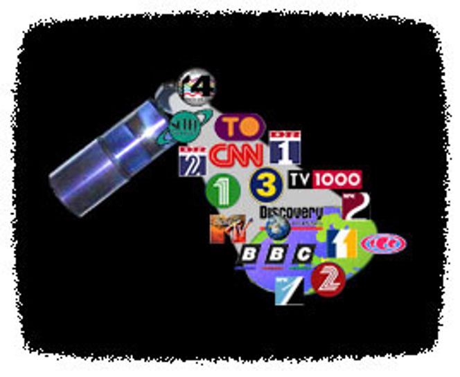 TV-kanaler fra Thor 2-satellitten.