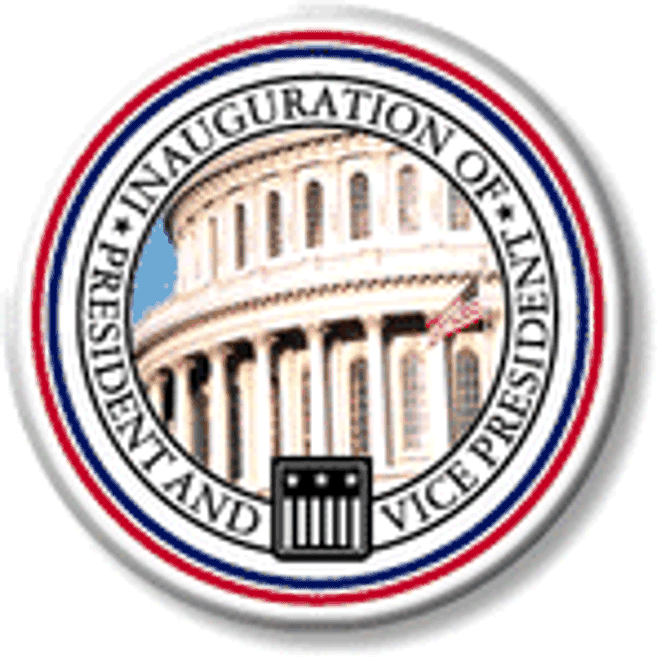 Illustrasjon for presidentinnsettelsen i USA i 1997.