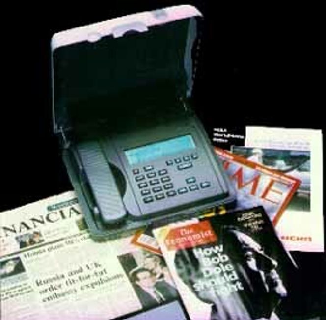 Satellittelefon.