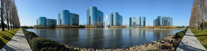 Oracles tidligere hovedkvarter i Redwood City, California. Foto: <a href="https