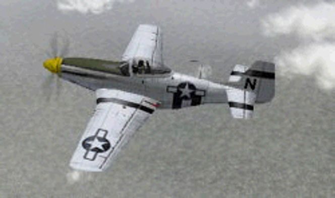 P-51D Mustang, fortsatt i lufta. Skjermbilde: digi.no