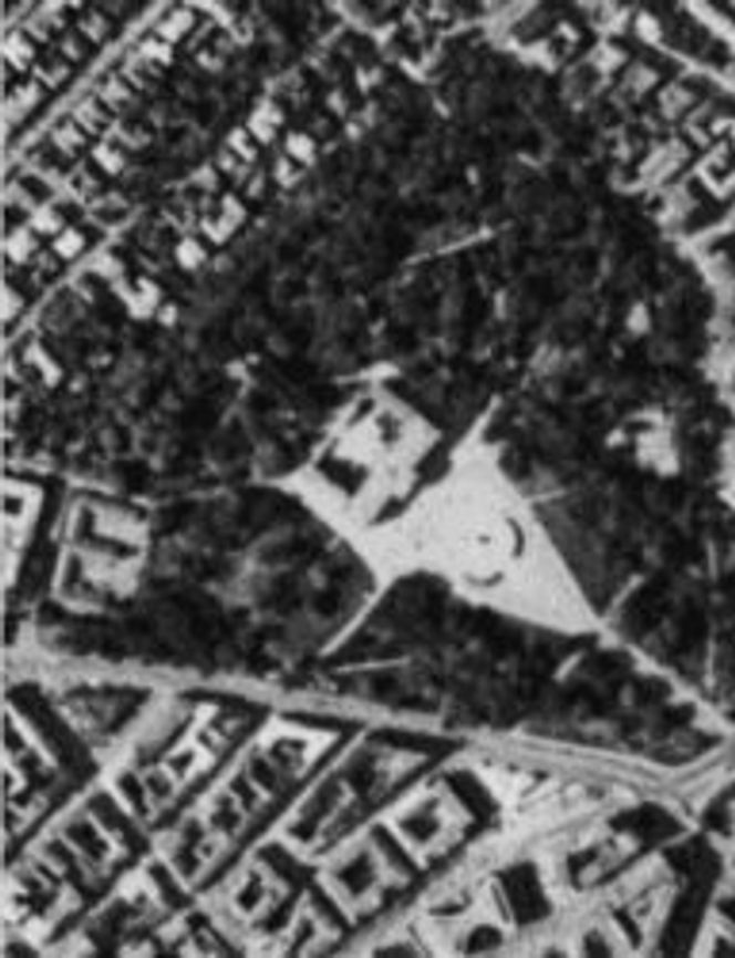 Kjent parkområde i Oslo. Foto: Microsoft Terraserver