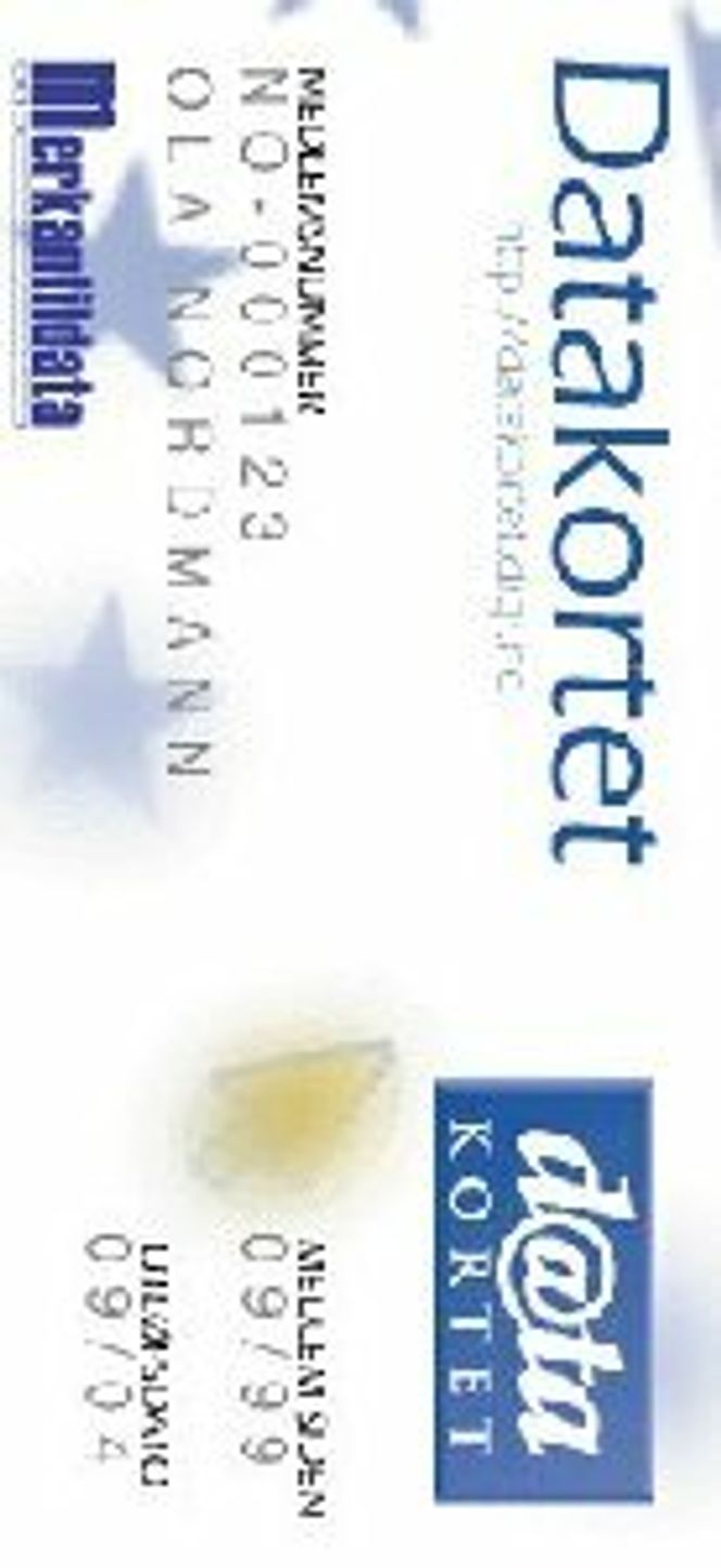 Datakortet.