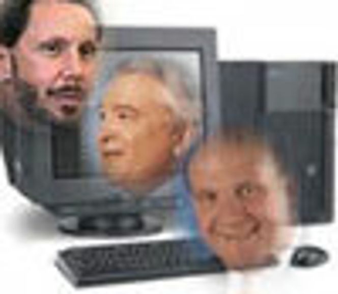 Databasekrigen mellom Larry, Lou og Steve.