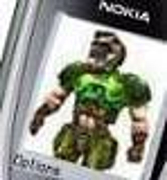 Nokia 7650 med spill.