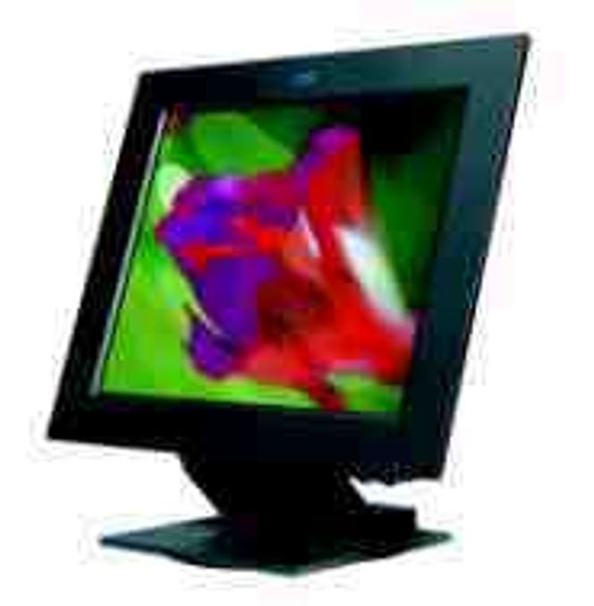 Den 18 tommer store LCD-skjermen IBM T85.